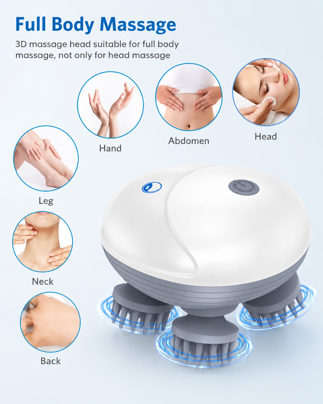 3D Deep Scalp Massage Brush