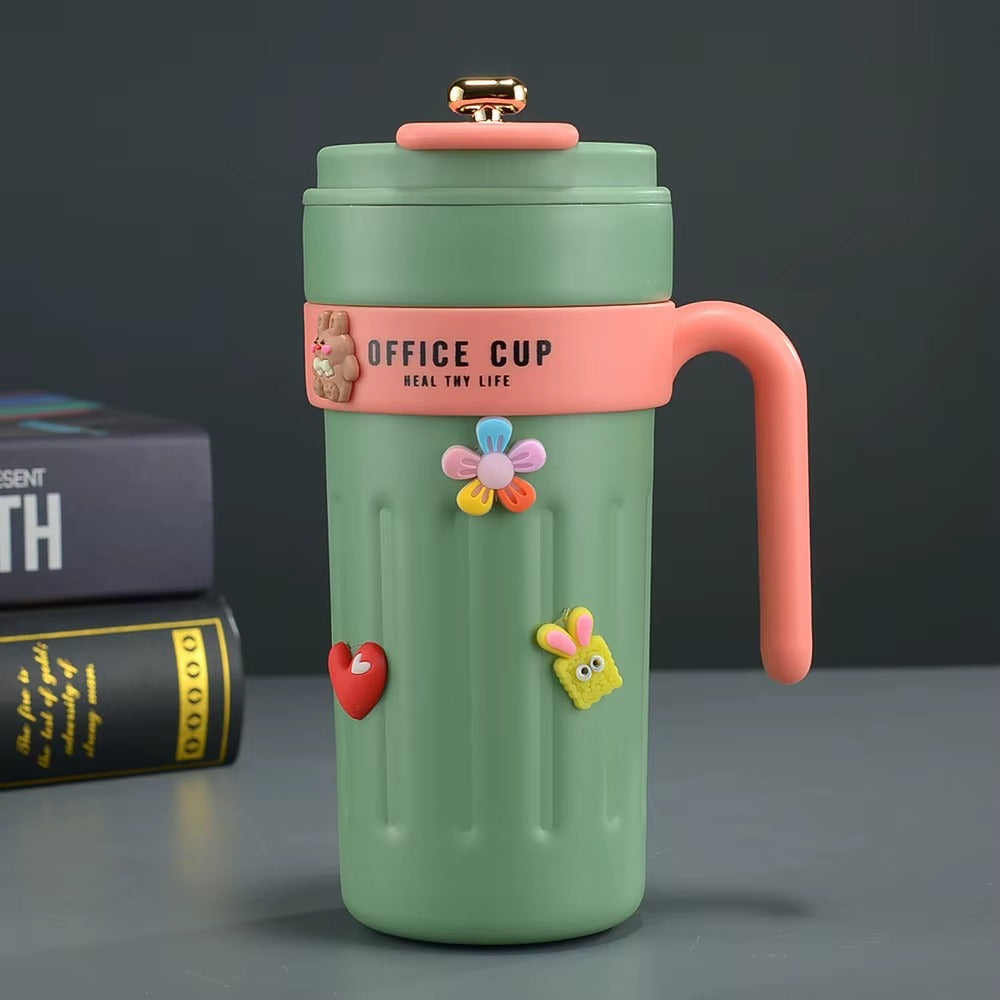 Chromacore 500ml Smart Insulated Travel Mug – Vibrant Mix-Color Series | Office Cup | Hot-Cold | 650ml | Tempreture