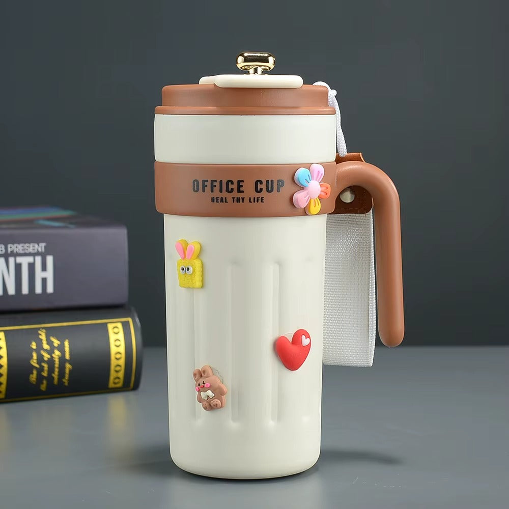 Chromacore 500ml Smart Insulated Travel Mug – Vibrant Mix-Color Series | Office Cup | Hot-Cold | 650ml | Tempreture