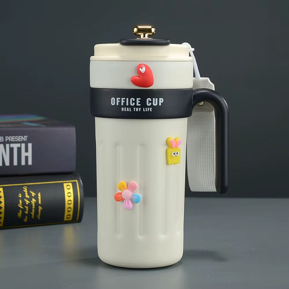 Chromacore 500ml Smart Insulated Travel Mug – Vibrant Mix-Color Series | Office Cup | Hot-Cold | 650ml | Tempreture