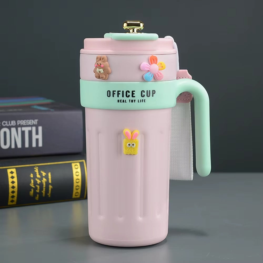 Chromacore 500ml Smart Insulated Travel Mug – Vibrant Mix-Color Series | Office Cup | Hot-Cold | 650ml | Tempreture